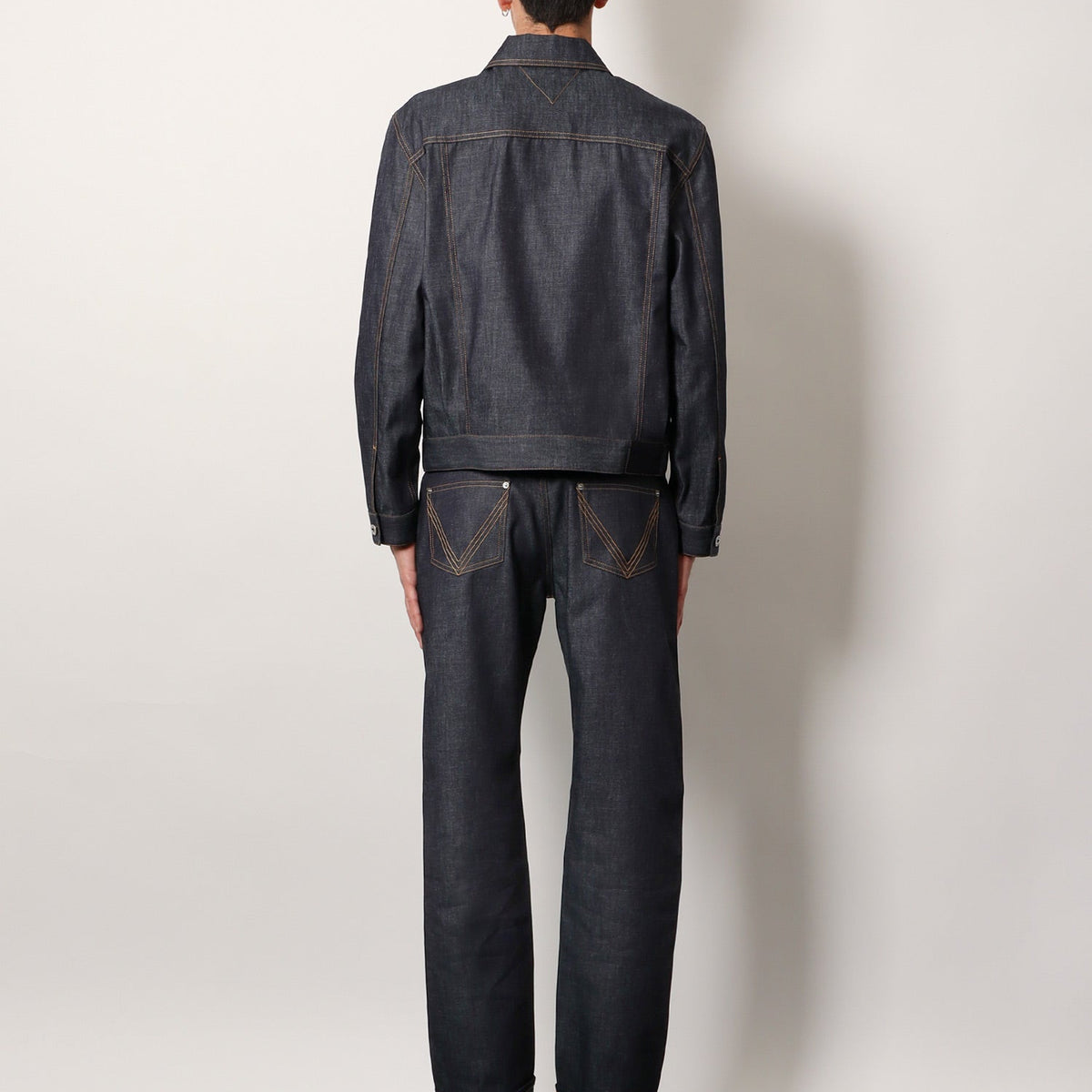 Bottega Veneta Jackets? Bottega Veneta Men Denim Jacket With Iconic Intrecciato Patch Luxury Designer Outerwear Jacket
