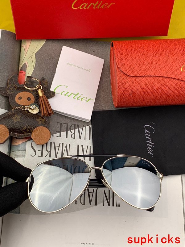 Front view of Cartier unisex sunglasses