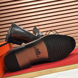 Hermes shoes Style 072 - logo and branding close-up