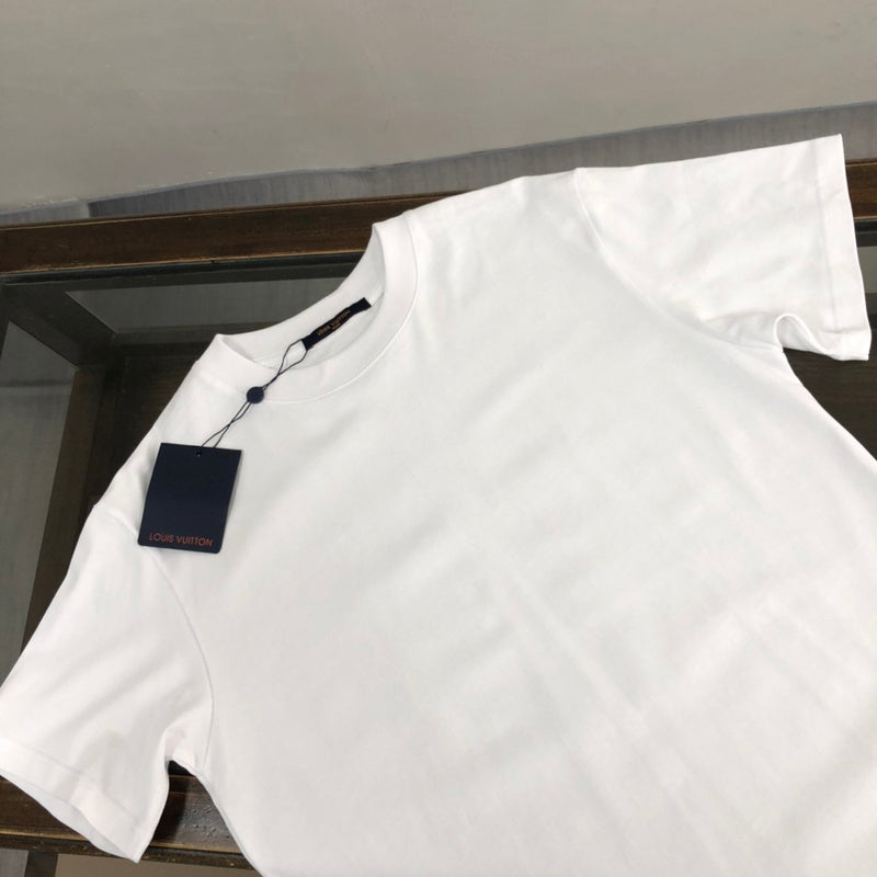 Full styled look of Louis Vuitton cotton t-shirt with streetwear-inspired cut