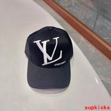 Close-up detail view of Louis Vuitton unisex cap