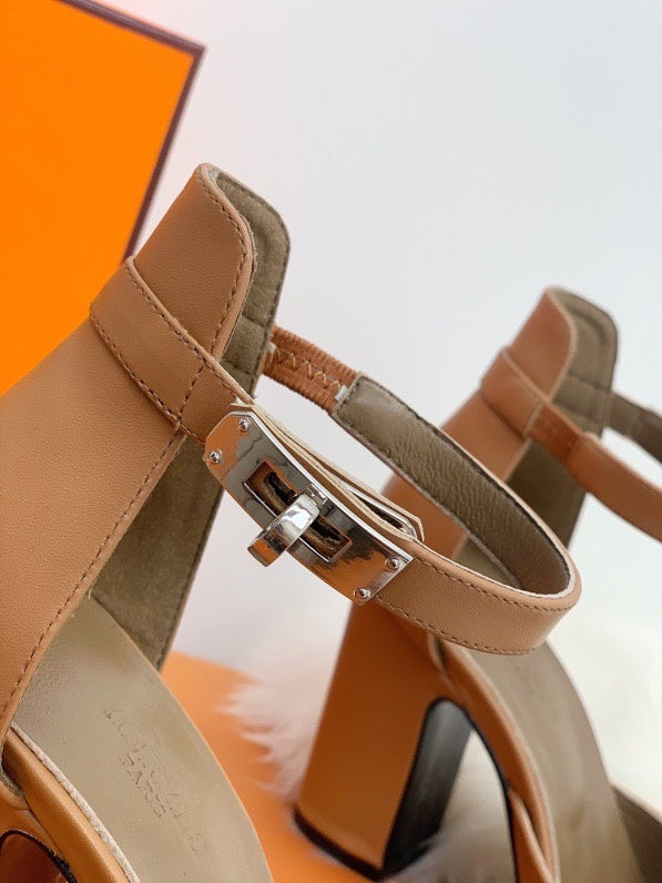 Hermes shoes Style 388 - close-up of premium designer craftsmanship (alternate angle)
