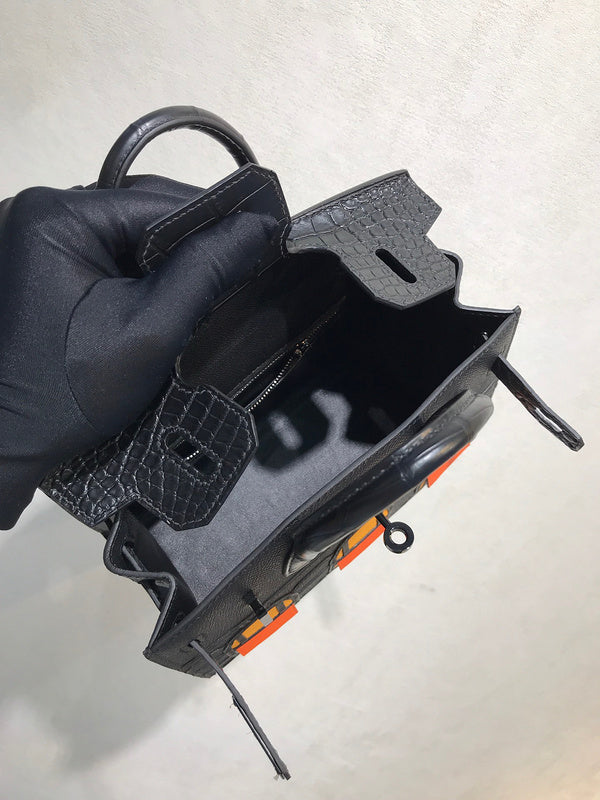 Close-up detail of minimalist bag design