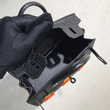 Close-up detail of minimalist bag design