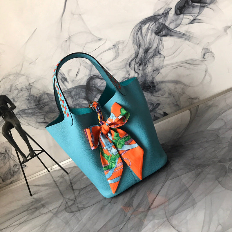 Close-up detail of timeless bag design