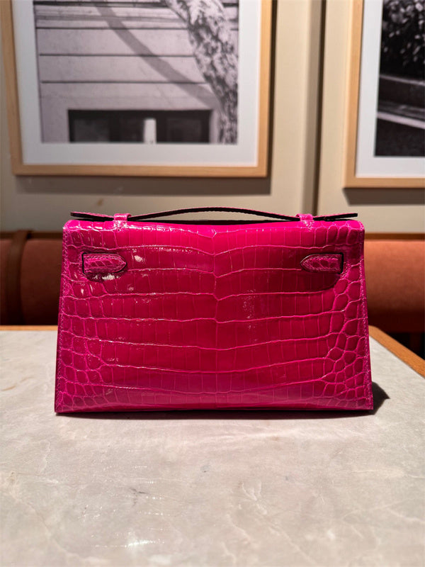 Interior view of elegant premium bag