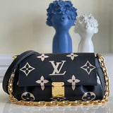 Side profile of sleek structured women's handbag – women's everyday handbag
