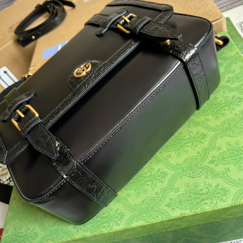 Styled lifestyle shot of elevated modern women's handbag – women's luxury handbag