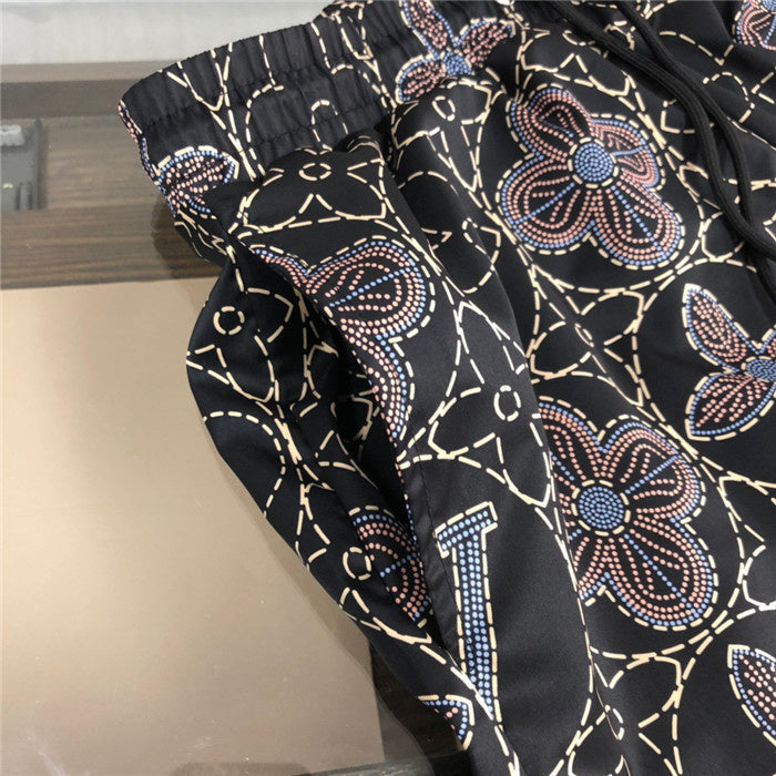 Close-up detail shot of Louis Vuitton cotton t-shirt with streetwear-inspired cut
