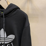 Full styled look of Gucci luxury clothing with label-forward styling