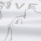 Front view of Givenchy luxury clothing with monogram-inspired silhouette