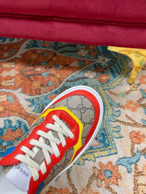 Gucci all-black luxury sneakers view 7 heritage-inspired look