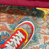 Gucci all-black luxury sneakers view 7 heritage-inspired look