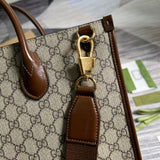 Front view of polished structured women's handbag – women's everyday handbag