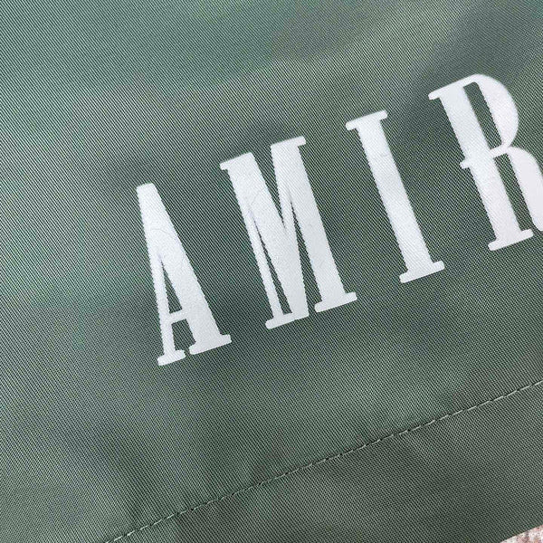Close-up of Amiri t-shirt craftsmanship