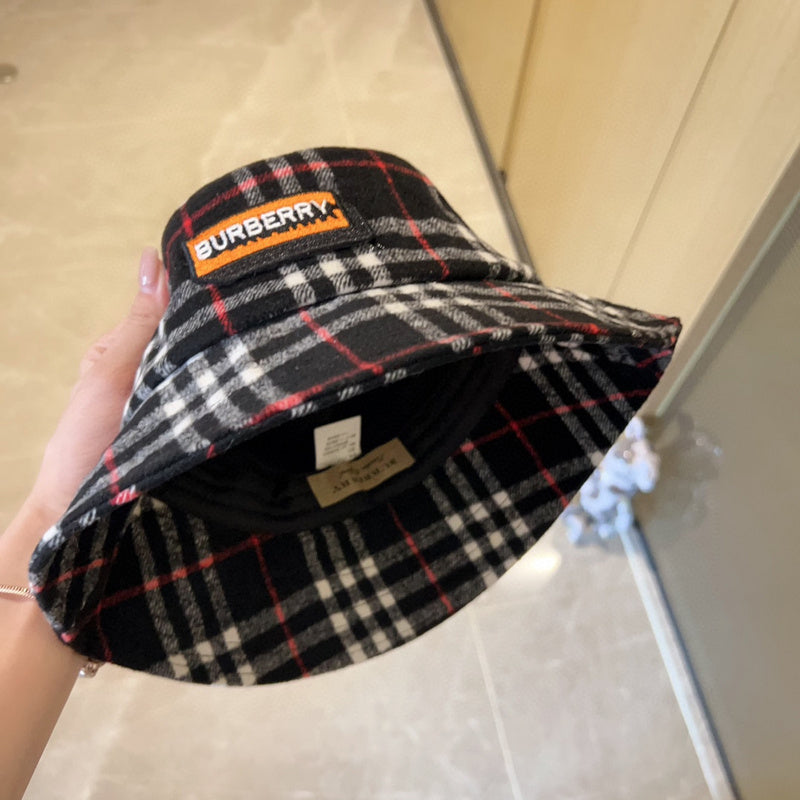 Side view of Burberry unisex cap