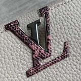  Polished satchel carried on shoulder
