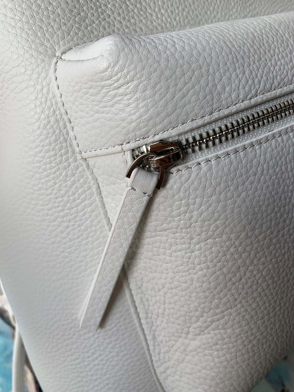 Classic Vegan Leather Handbag - Understated Luxury Look | Women's Luxury Handbag #159 - side angle view (image 2) of designer-inspired handbag