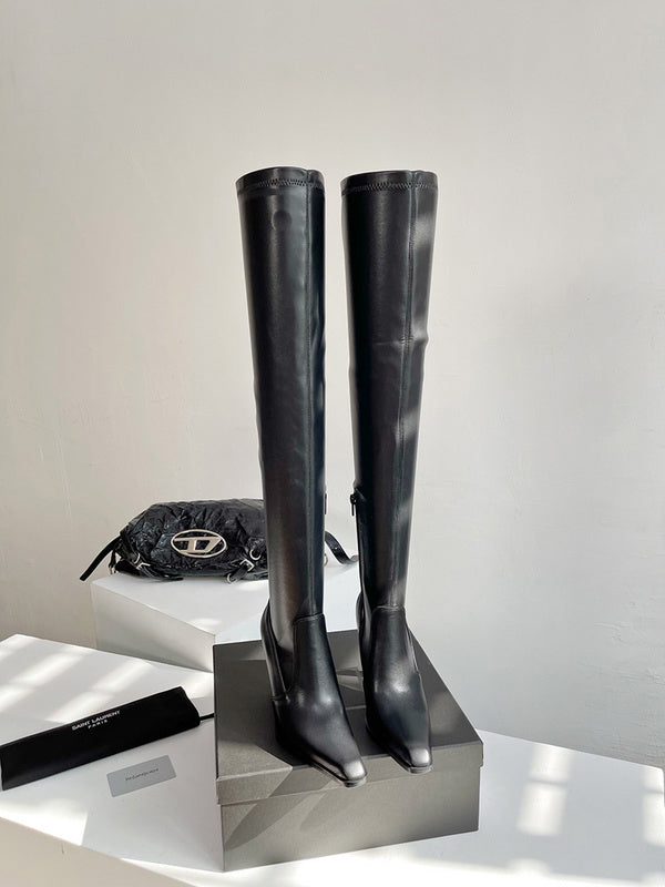 Saint Laurent shoes front view designer style