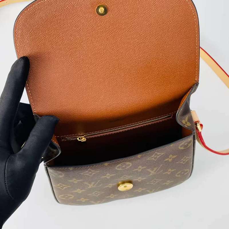 Back view of refined everyday-luxe women's handbag – women's luxury handbag