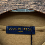 Side profile of Louis Vuitton luxury clothing with streetwear-inspired cut
