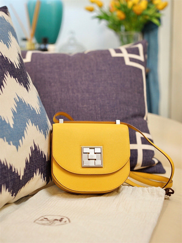 Sleek shoulder bag carried on shoulder