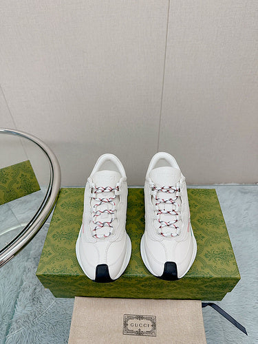 Gucci soft grey luxury sneakers view 11 classic court silhouette