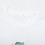 Side profile of Givenchy luxury clothing with signature branding