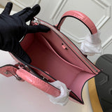 Front view of modern elevated women's handbag – women's designer-style accessory