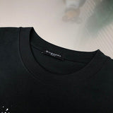 Close-up detail shot of Givenchy luxury clothing with contemporary cut