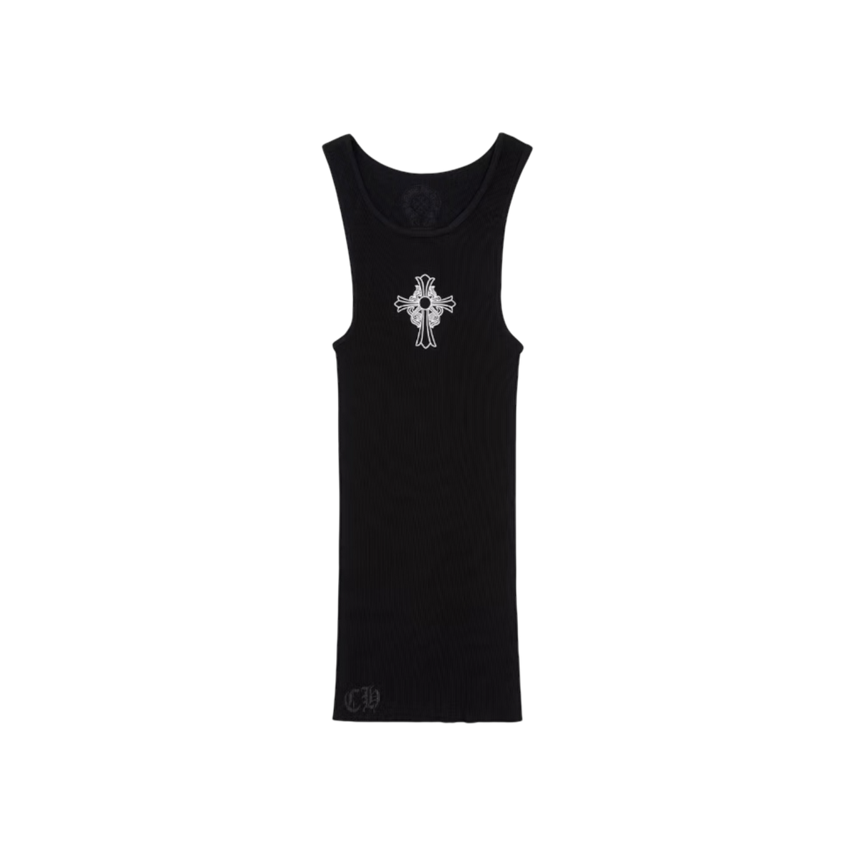 Chrome Hearts Hairy Cross Rib Tank Black
