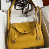 Close-up detail of polished bag design