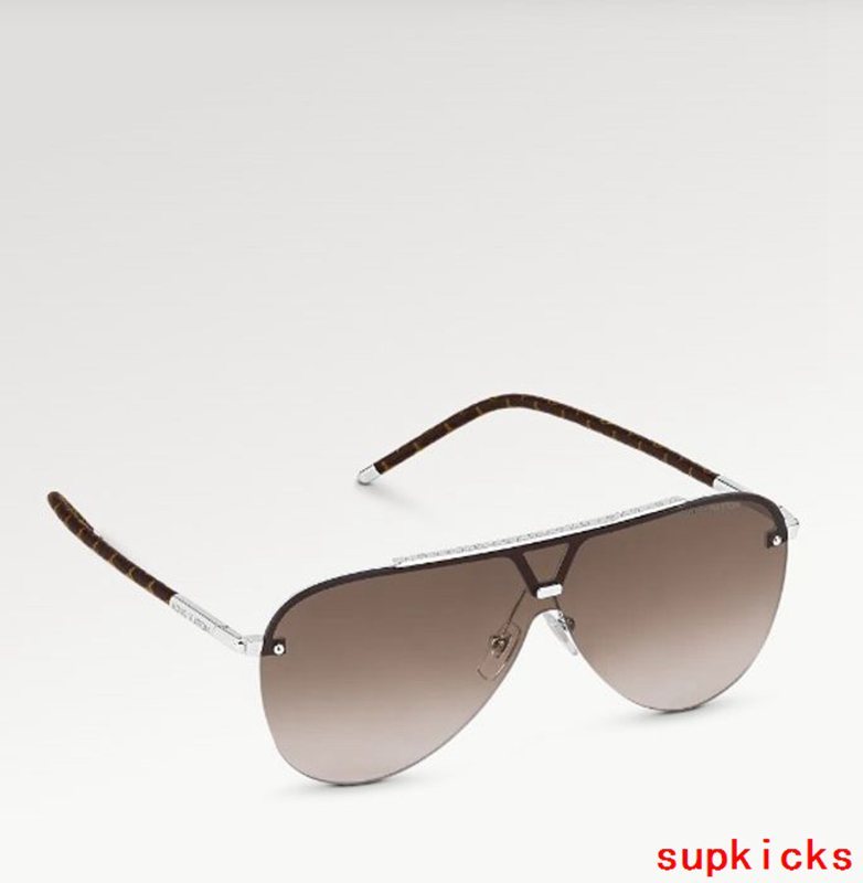 Side view of Louis Vuitton unisex sunglasses