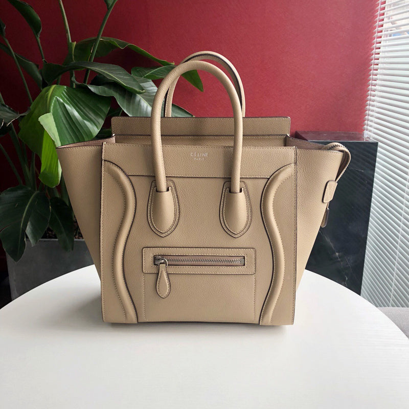 Side profile of premium classic women's handbag – women's luxury handbag