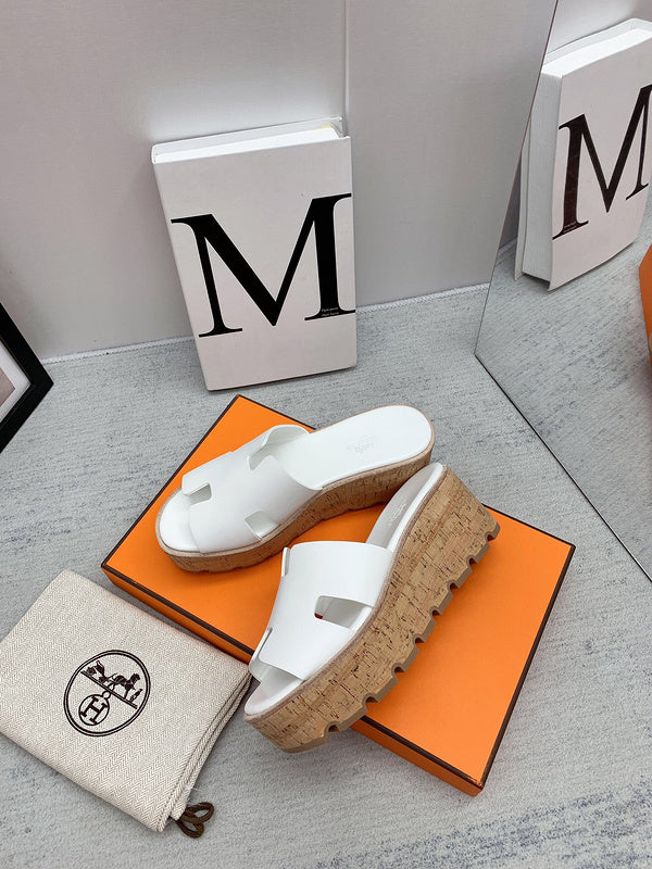 Hermès White Pointed-Toe Stiletto Heels - Lifestyle Styling Shot