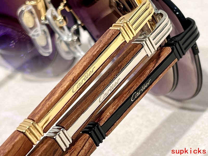 Side view of Cartier unisex sunglasses