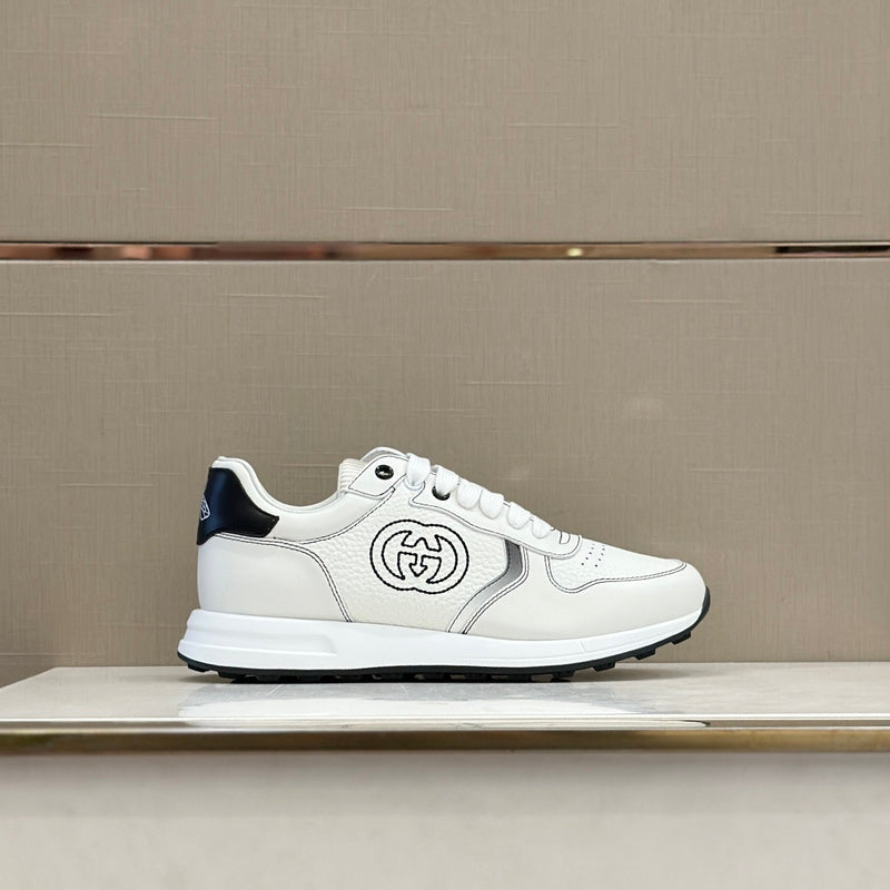 Gucci bold contrast luxury sneakers view 9 minimalist modern build