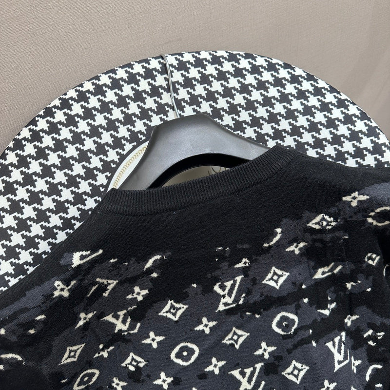 Full styled look of Louis Vuitton luxury clothing with everyday silhouette