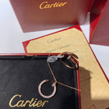 Front view of Cartier unisex jewelry piece