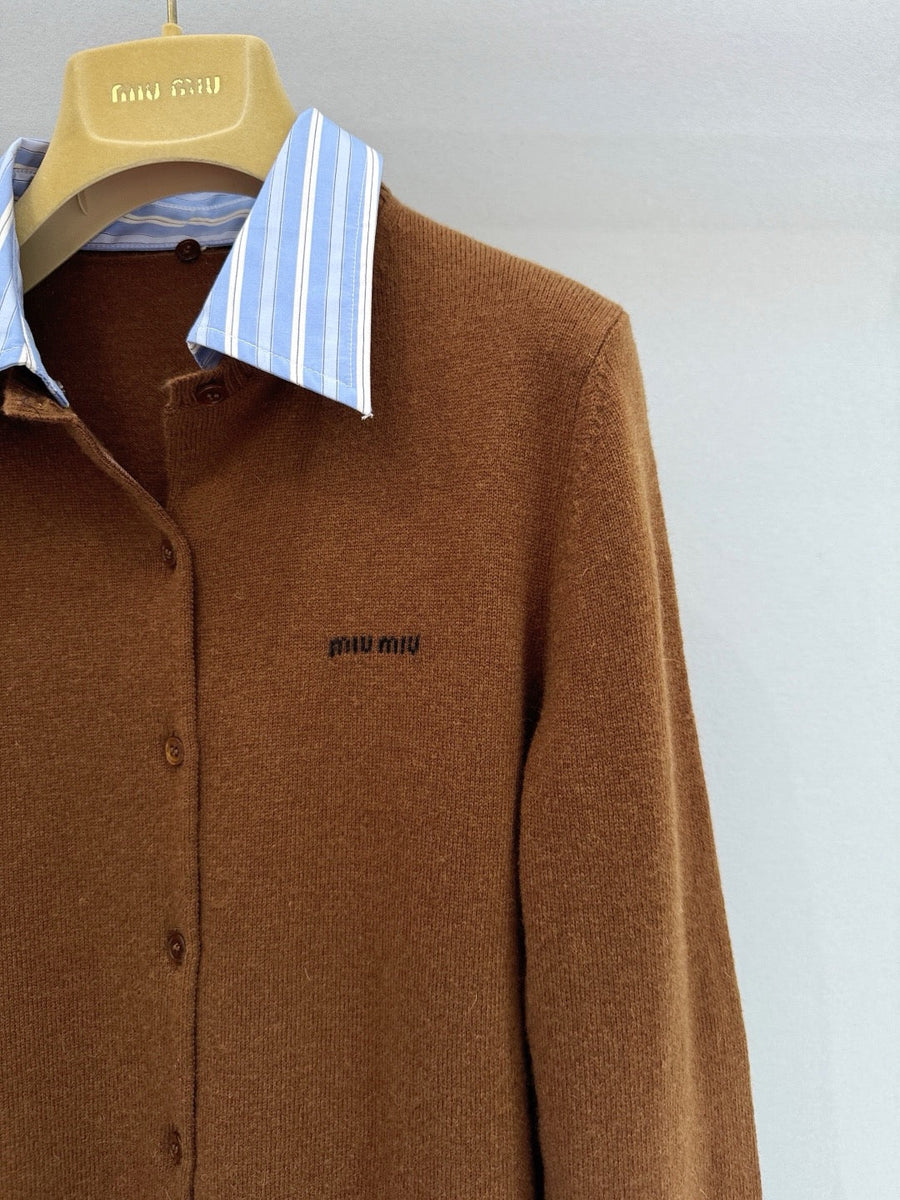 Sweaters? Miu M Cardigan Premium Casual Designer Knitwear