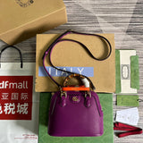 Side profile of signature sleek women's handbag – women's designer-style accessory