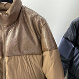 Flat lay presentation of Louis Vuitton luxury clothing with contemporary cut