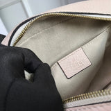 Side profile of everyday-luxe structured women's handbag – women's everyday handbag