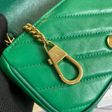 Top view of modern elevated women's handbag – women's luxury accessory
