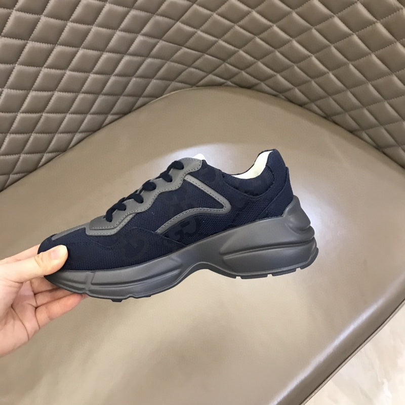 Gucci sneakers detailed view showing premium designer craftsmanship