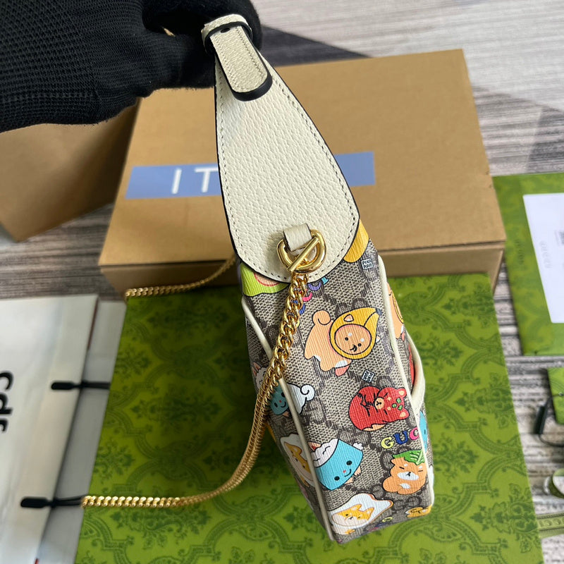 Back view of premium classic women's handbag – women's statement bag