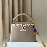 Sleek structured bag carried on shoulder 10