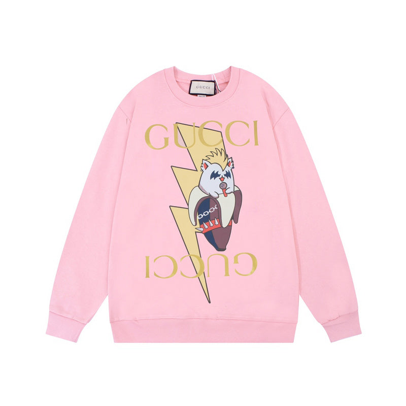 Back view of Gucci luxury clothing with contemporary cut