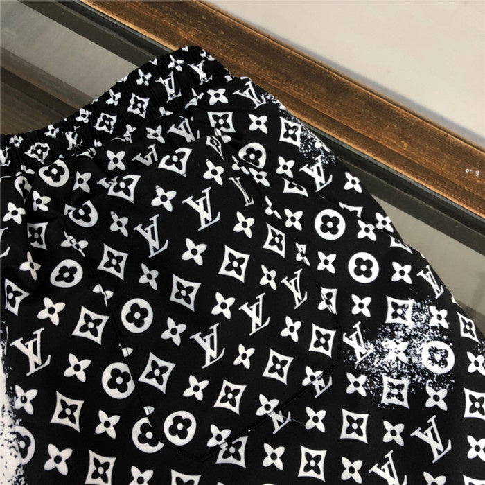 Close-up detail shot of Louis Vuitton cotton t-shirt with streetwear-inspired cut