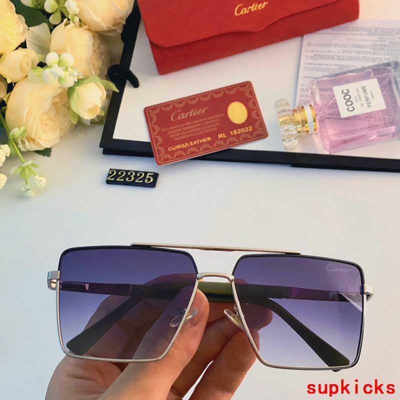 Full view of Cartier unisex sunglasses
